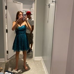 Green Homecoming dress